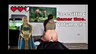 Femdom Facesitting Gamer Girl Time Vol 6 Zelda Flr Pussy Ass Licking Male Slave Training Chastity