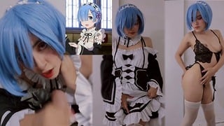 Follando A Mi Hermanastra Otaku Colegiala Con Cosplay De Rem De Re:zero