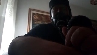 Gas Mask Smoking Fetish Latex