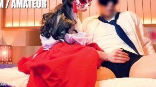 He’s Got An Erection That’s Almost Ripping His Pants Off. / Japanese Femdom Cfnm Amateur Cosplay