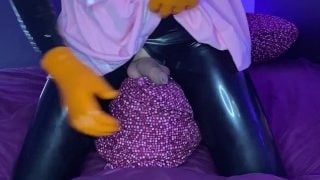 Latex Sissy Drone Pillow Humping