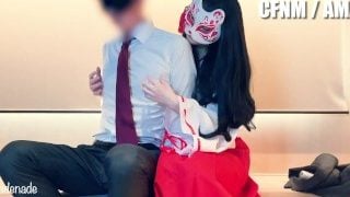 Nipple Torture As She Hugged Him From Behind / Japanese Femdom Cfnm Amateur Cosplay