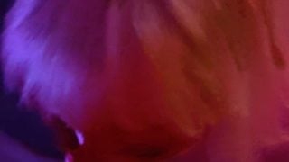 POV Blowjob – Hot Masked Blonde Sucks Big Cock And Takes Load In Mouth And On Face