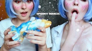 Rei Ayanami Found Her Christmas Gift Under C Christmas Tree – Cosplay Bad Dragon Spooky Boogie