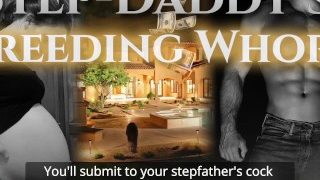 Step-Daddy's Breeding Whore – Ett grovt sexerotiskt ljudrollspel för kvinnor