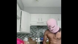 Tiny Whiny Told Him To Put On This Pink Mask And Beat That Ass