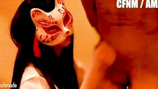 Two Consecutive Edging Hand Jobs / Japanese Femdom Cfnm Amateur Cosplay