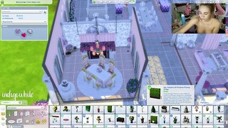 Opbygning af en stuepigecafé i the Sims del 3 Indigo White