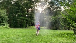 Slowmo Sailor Moon Takes Sprinkler Up Skirt