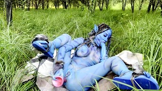 Avatar Monika Fox Big Prolapse, Hard Dildo Anal And Pussy Fuck, Squirt In Nature