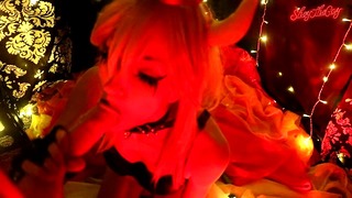 POV Bowsette Cosplay Girl Sucks Your Cock