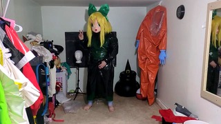PVC Breathplay Cloak Underneath Kigurumi Vibes