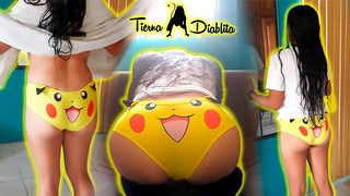 Do you like how my Pikachu panties look on me? come catch this pokemon