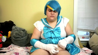 Sailor Mercury Belly Button Fingering Sailor Moon