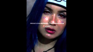 safada homenageando fãs de Naruto – Vem me ver no Privacy