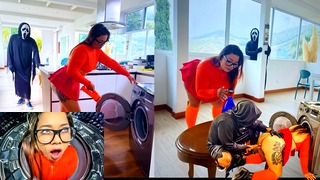 Velma Dinkley (Linda Clauss) gets fucked while stuck in the washing machine