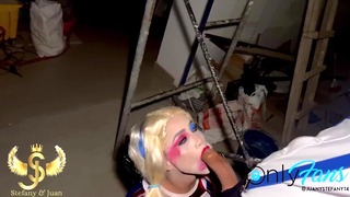 Harley Quinn gives Guason a deep throat and fucks her like a bitch 🥵🥵