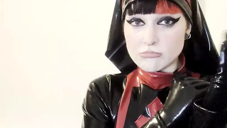 The Silent Seduction of the Latex Nun