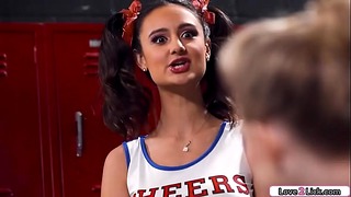 Lesbian Cheerleaders Squirting Pussy