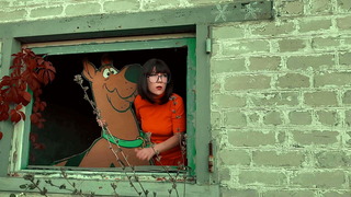 Velma went to solve the mystery with Scooby Doo