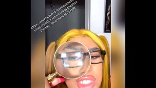 Ts carmen masters as velma cosplay Halloween