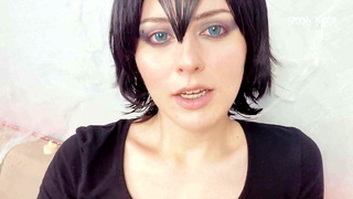 You and Mavis are alone in Dracula's castle and she wants you to fuck her and cum deep in her pussy on Halloween