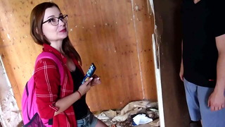 Halloween Roleplay Sex with Petite German Teen TinyEmily who seduce to Fuck by Stranger