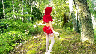 Little Red Riding Hood’s Adventure in the Forest – Pussy Destruction – Deep Throat