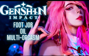 Genshin Impact: Yae Miko Enjoys Multi-orgasm and Footjob – Mollyredwolf