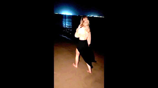 SNAPCHAT on vacation with HOT CHEERLEADER ends with sex on the BEACH