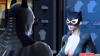 Big dick Batman fucks hot ass Catwoman