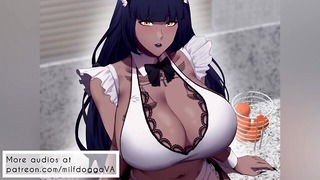 [F4M] Busty Mail Order Maid Services Your Cock and Balls [Deep Throat] [Blowjob] [Fsub]