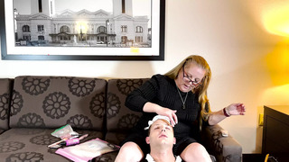 Makeup Transformation on Man Who Becomes Maid