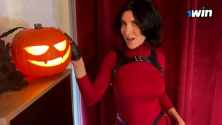 HALLOWEEN Ada Wong forgot to put on her panties and was well fucked