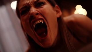 Vampire Seduction in Old Gothic Manor – Nerdy Girl Gets Mesmerized by Century Old Sexy Blonde Owner