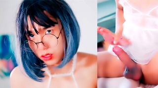Asian Sissy Bride Masturbate