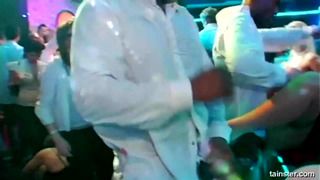 Superb brides fucking in public
