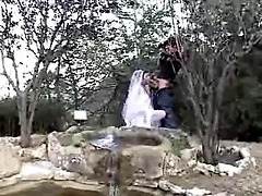 Bride after wedding. Photoshoot for her husband o.O