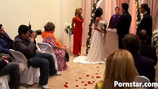 Hot bride Kayla Carrera fucks with fiance’s friend