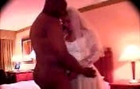 Bride and Black Stud, Phone Cuckolding Groom