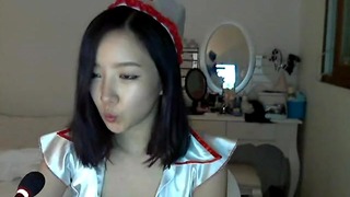 My sexy nurse striptease at home
