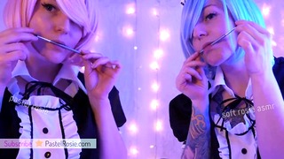 Pastel Whispers: Twin Ears and Gentle Bites