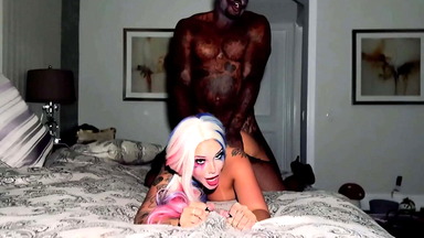 The Joker Unloading In Harley Quinn! Awesome Hot Sex With Jason Luv And Kali Roses