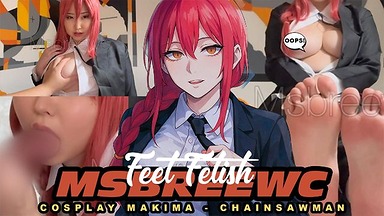 FEET FETISH (COSPLAY MAKIMA – CHAINSAW MAN)