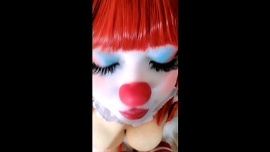 Clowngirl gives Santa a POV Titjob & Blowjob (preview)