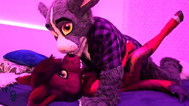 Murrsuit Bunny Breeds a Cute Tiny Furry Wolf (Murrsuit Video)