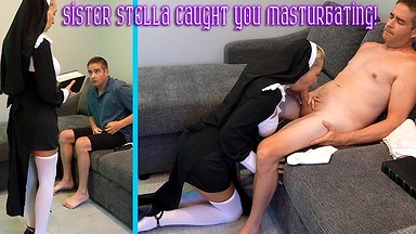 I Caught my Student Masturbating! – SISTER STELLA’S SCHOOL FOR WAYWARD BOYS E03 – MILF STELLA