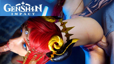 Oriental dancer Nilou gets her ass fucked. Genshin Impact – Sunako_Kirishiki