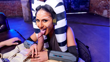 VR Conk: Ahsoka From Star Wars Blows And Rides Anakin’s Huge Cock In Cosplay Parody pt.2