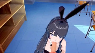 Bunny Mai Sucks and Fucks You After University Pov